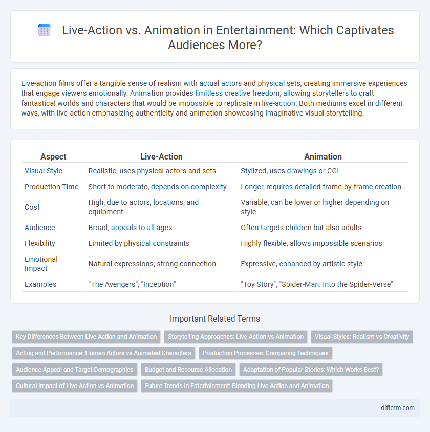 Live-Action vs. Animation in Entertainment: Which Captivates Audiences More?