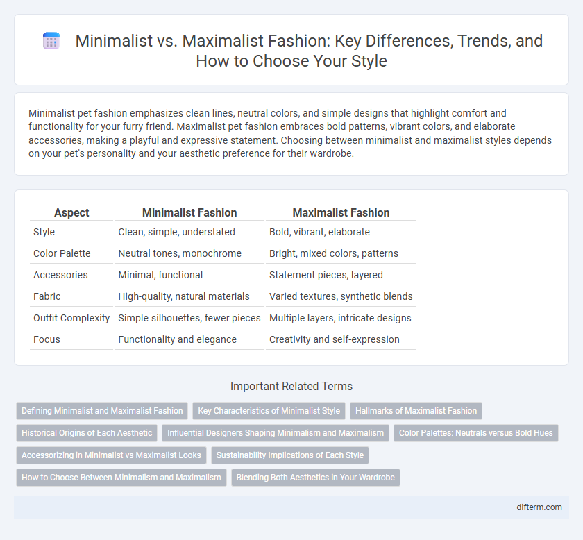 Minimalist vs. Maximalist Fashion: Key Differences, Trends, and How to Choose Your Style