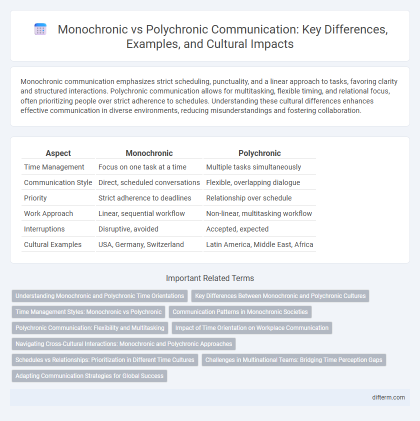 Monochronic vs Polychronic Communication: Key Differences, Examples, and Cultural Impacts