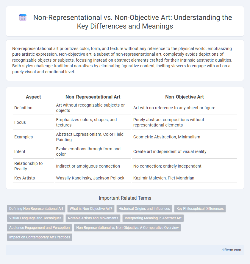 Non-Representational vs. Non-Objective Art: Understanding the Key Differences and Meanings