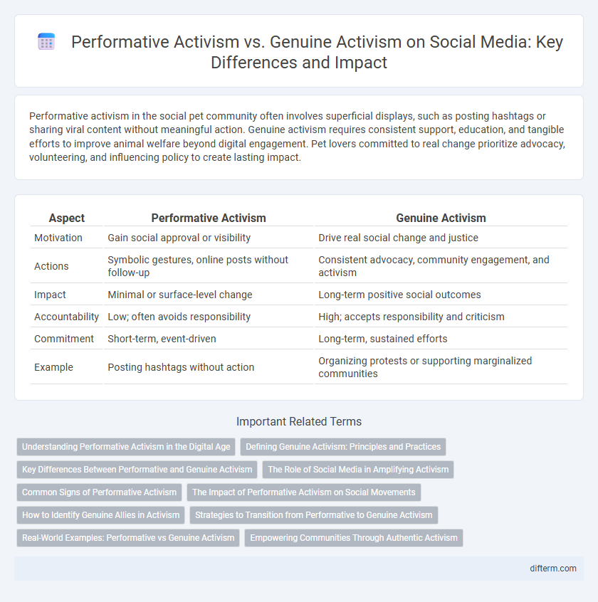 Performative Activism vs. Genuine Activism on Social Media: Key Differences and Impact