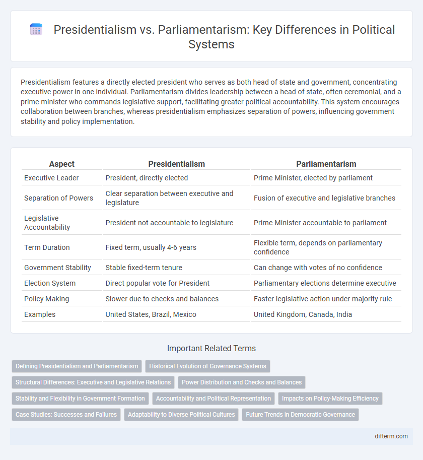 Presidentialism vs. Parliamentarism: Key Differences in Political Systems
