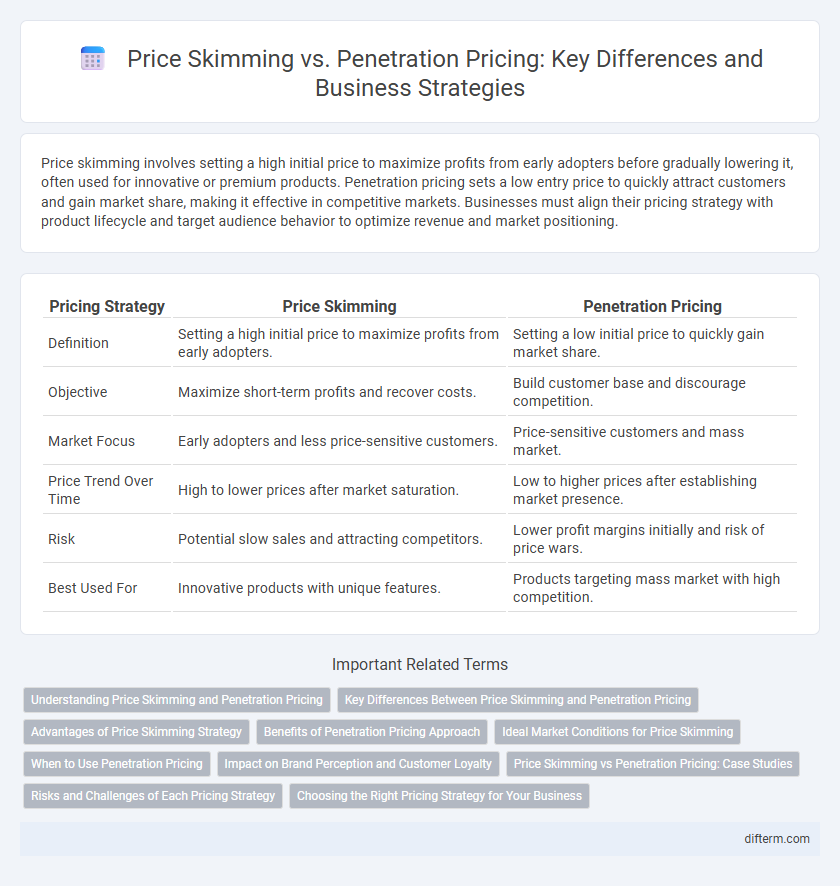 Price Skimming vs. Penetration Pricing: Key Differences and Business Strategies