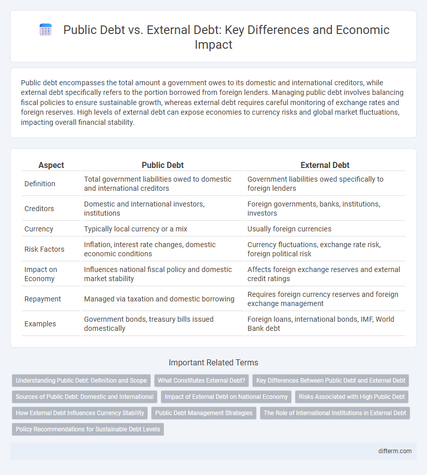 Public Debt vs. External Debt: Key Differences and Economic Impact