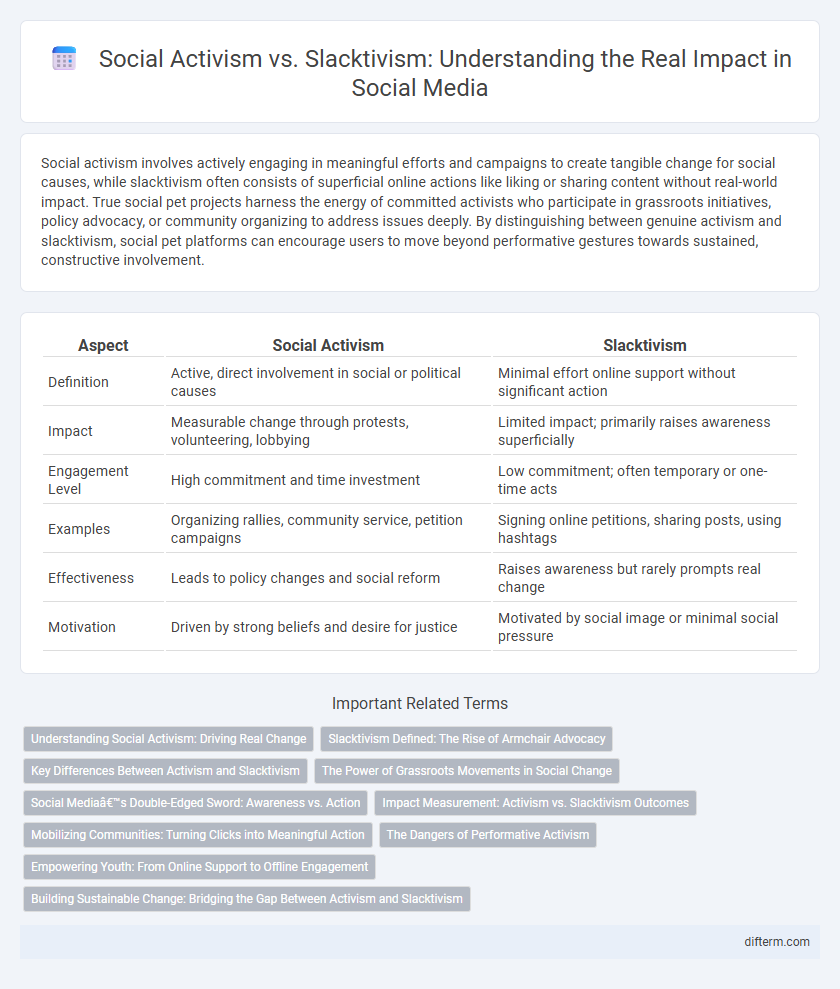 Social Activism vs. Slacktivism: Understanding the Real Impact in Social Media