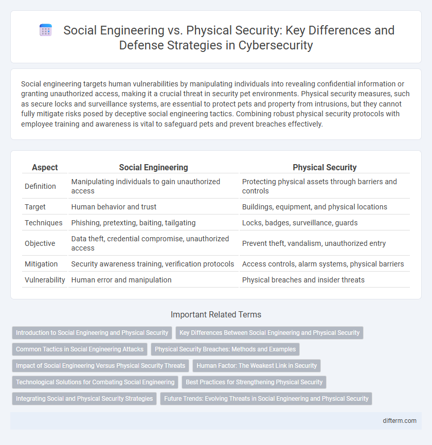 Social Engineering vs. Physical Security: Key Differences and Defense Strategies in Cybersecurity