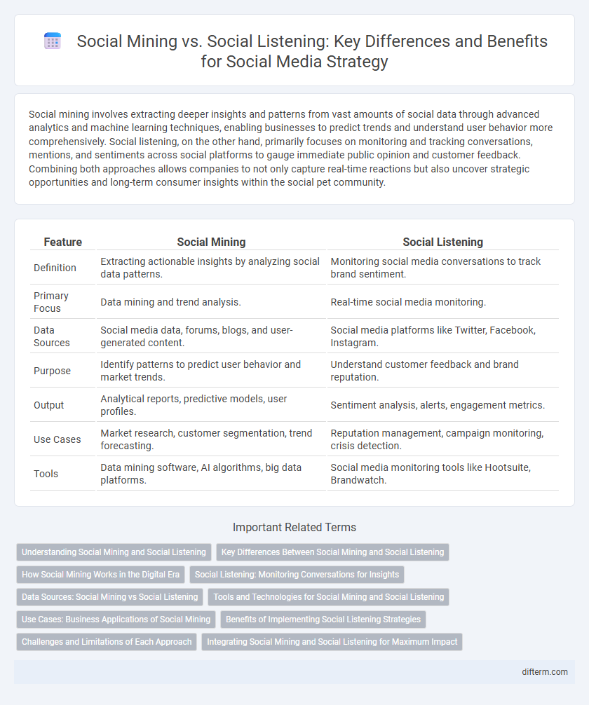 Social Mining vs. Social Listening: Key Differences and Benefits for Social Media Strategy