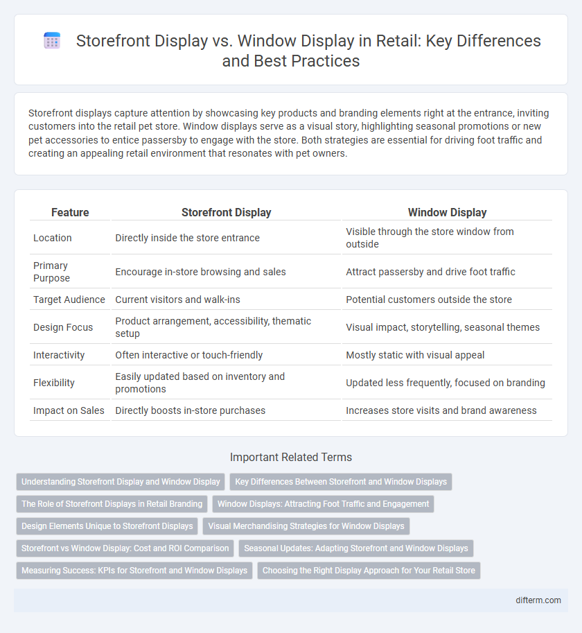 Storefront Display vs. Window Display in Retail: Key Differences and Best Practices