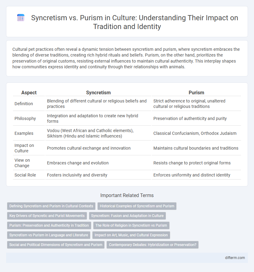 Syncretism vs. Purism in Culture: Understanding Their Impact on Tradition and Identity