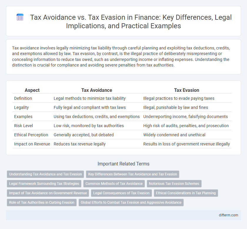 Tax Avoidance vs. Tax Evasion in Finance: Key Differences, Legal Implications, and Practical Examples