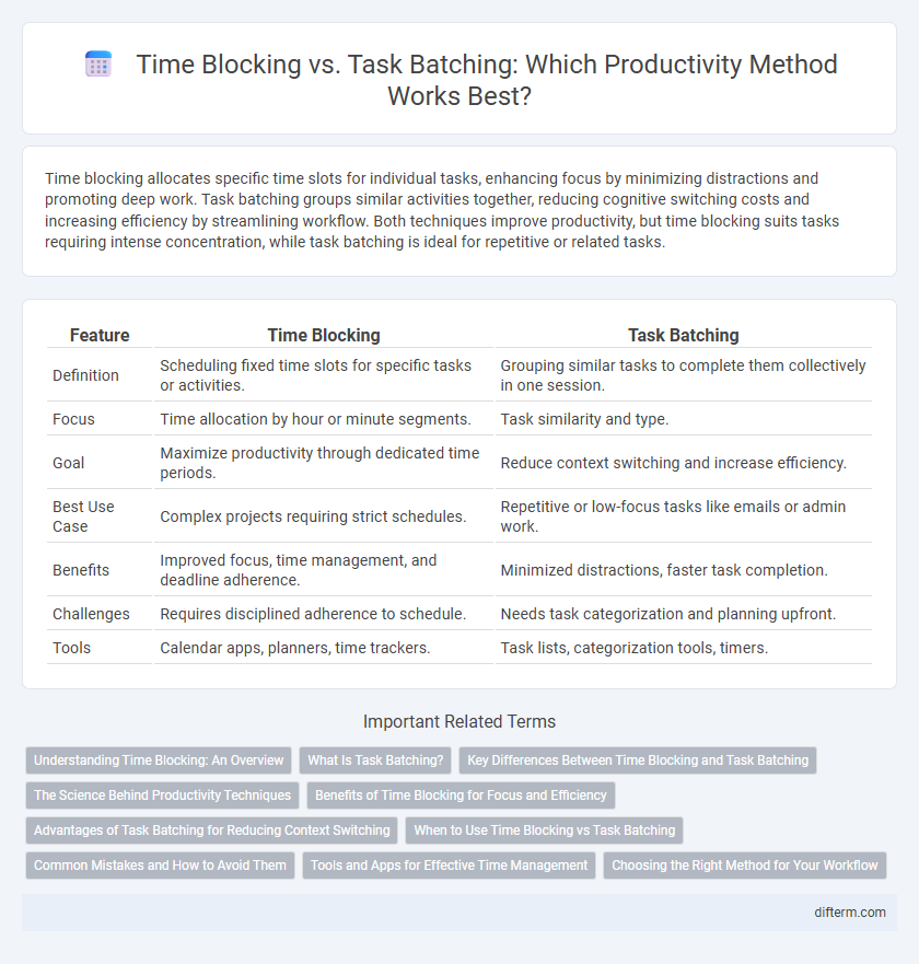 Time Blocking vs. Task Batching: Which Productivity Method Works Best?