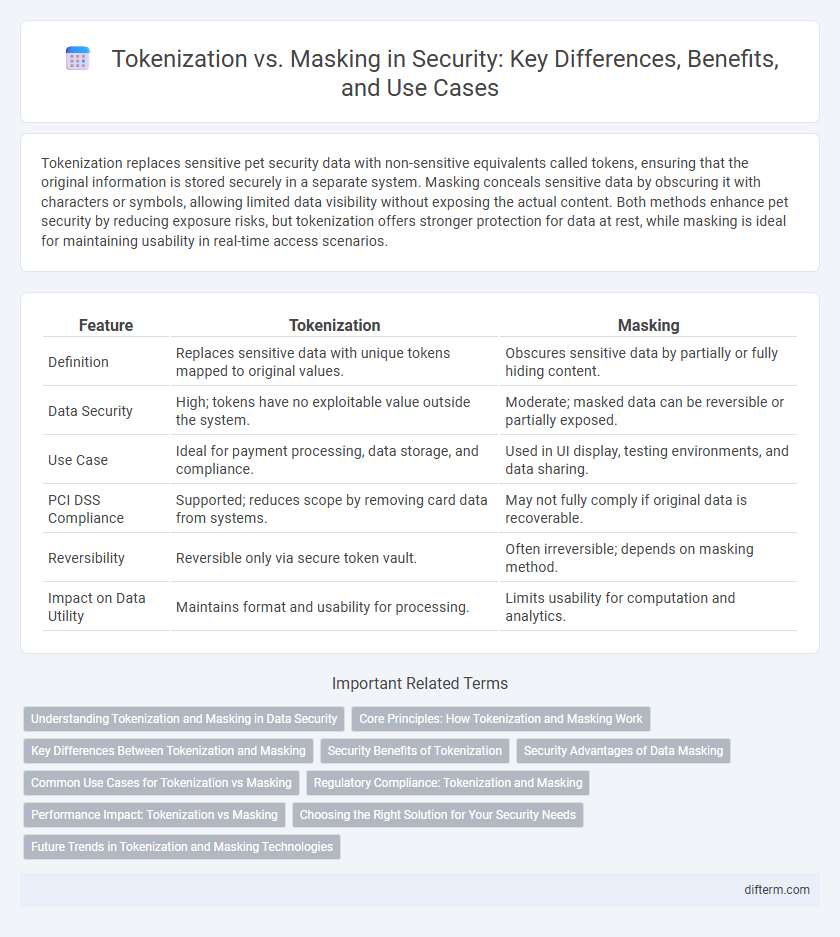 Tokenization vs. Masking in Security: Key Differences, Benefits, and Use Cases