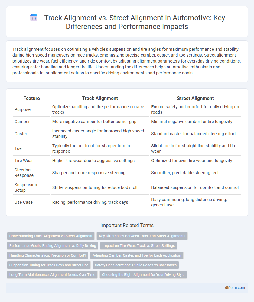 Track Alignment vs. Street Alignment in Automotive: Key Differences and Performance Impacts