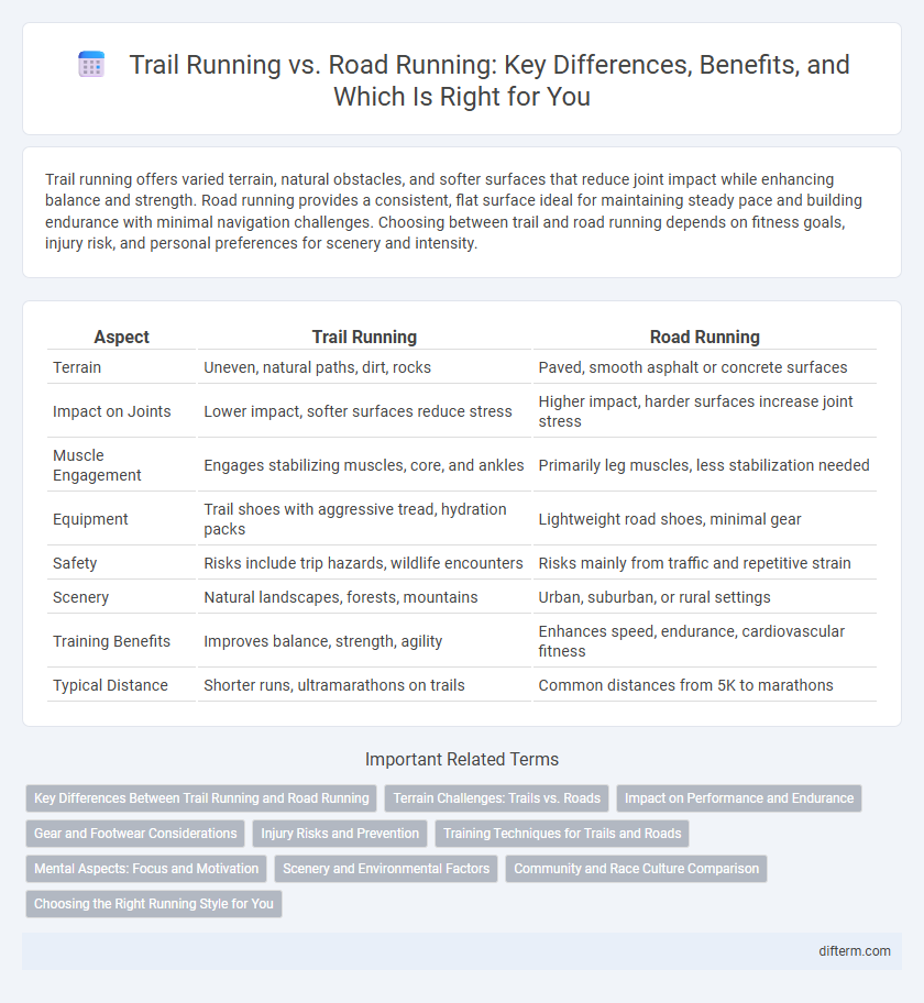 Trail Running vs. Road Running: Key Differences, Benefits, and Which Is Right for You