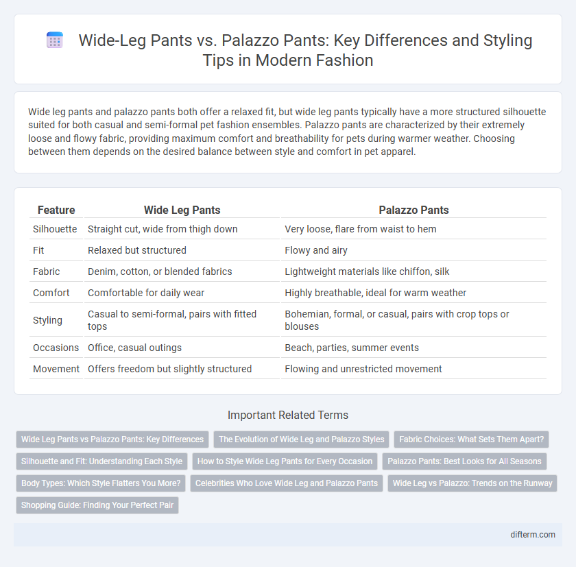 Wide-Leg Pants vs. Palazzo Pants: Key Differences and Styling Tips in Modern Fashion
