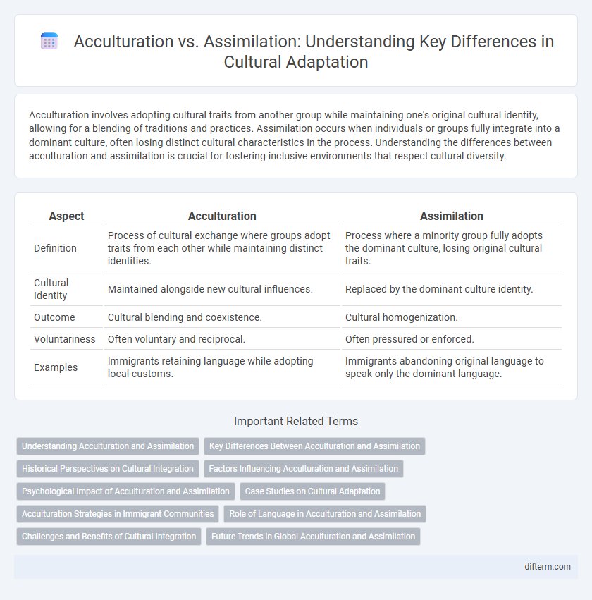 Acculturation vs. Assimilation: Understanding Key Differences in Cultural Adaptation