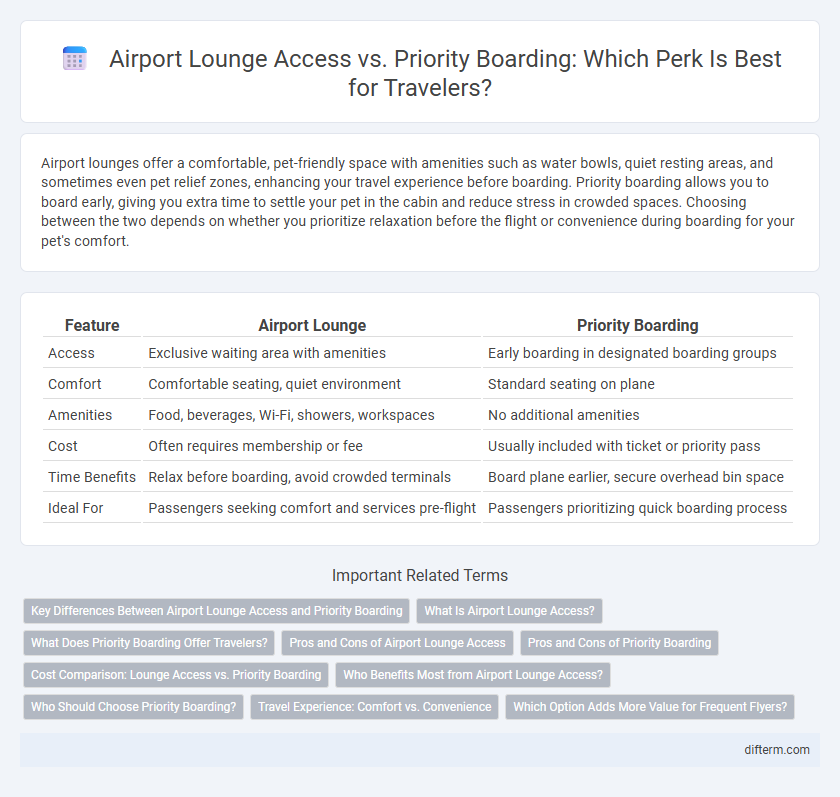 Airport Lounge Access vs. Priority Boarding: Which Perk Is Best for Travelers?