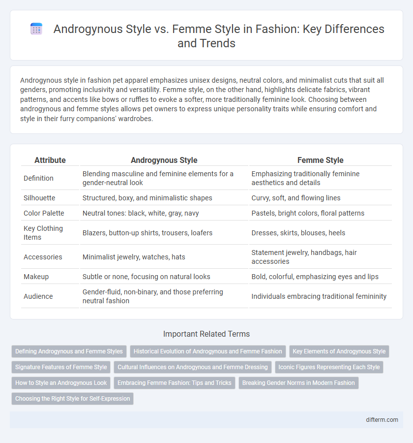 Androgynous Style vs. Femme Style in Fashion: Key Differences and Trends