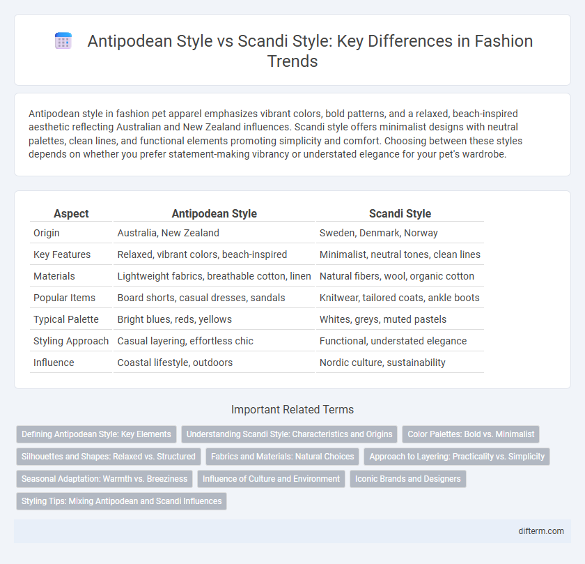 Antipodean Style vs Scandi Style: Key Differences in Fashion Trends