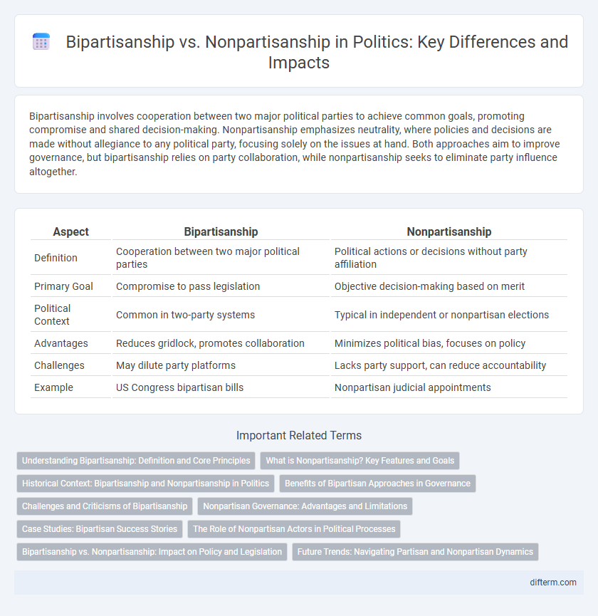Bipartisanship vs. Nonpartisanship in Politics: Key Differences and Impacts