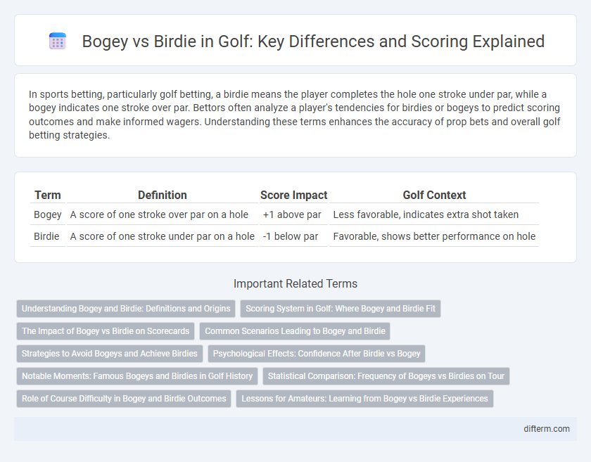 Bogey vs Birdie in Golf: Key Differences and Scoring Explained