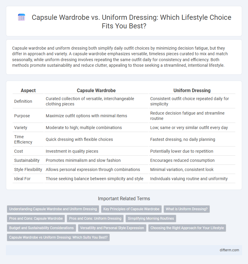 Capsule Wardrobe vs. Uniform Dressing: Which Lifestyle Choice Fits You Best?