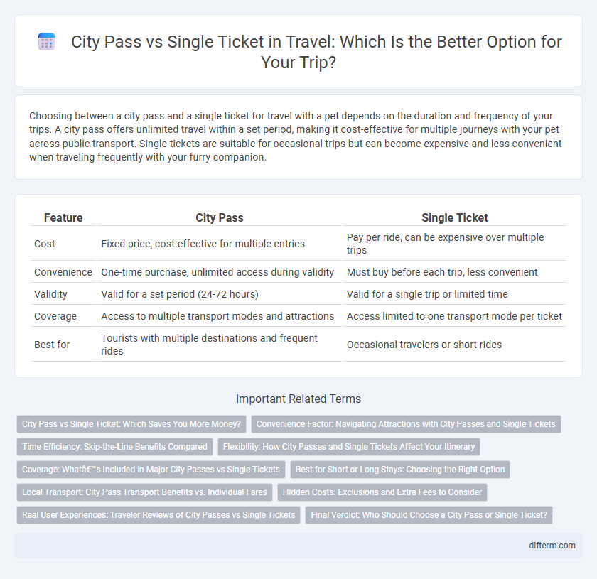 City Pass vs Single Ticket in Travel: Which Is the Better Option for Your Trip?