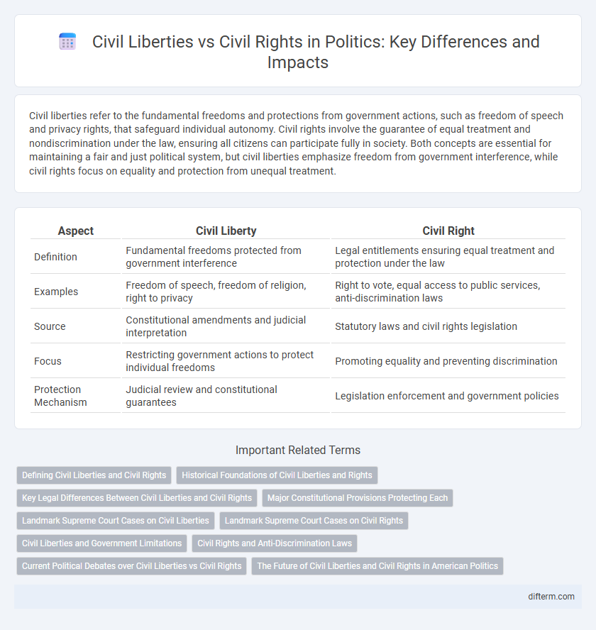 Civil Liberties vs Civil Rights in Politics: Key Differences and Impacts