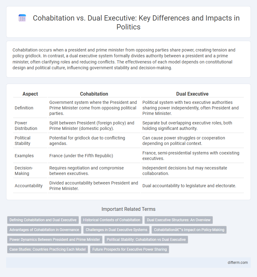 Cohabitation vs. Dual Executive: Key Differences and Impacts in Politics