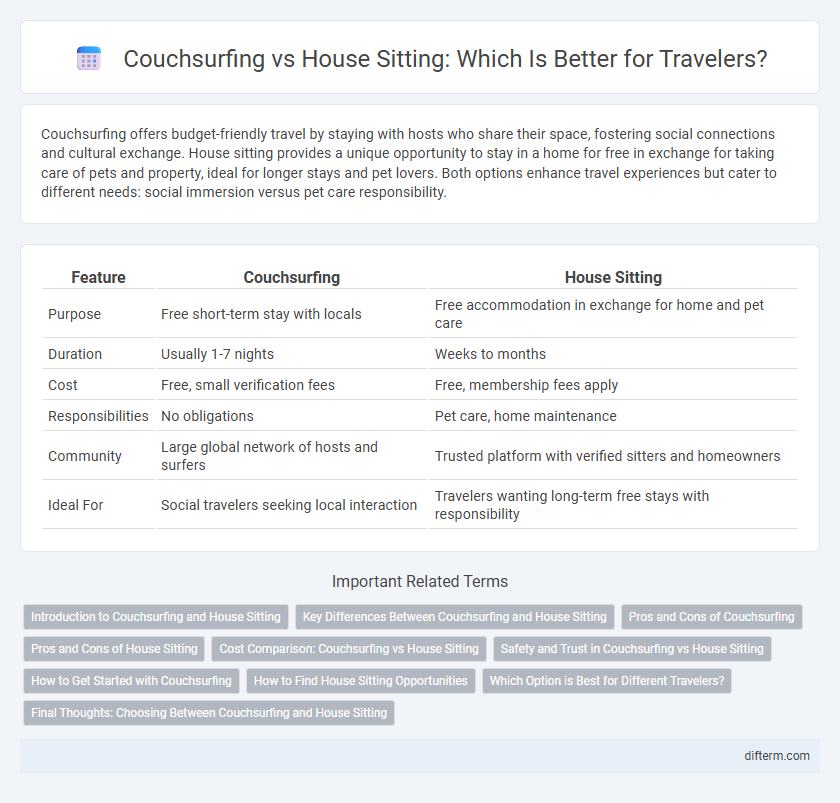 Couchsurfing vs House Sitting: Which Is Better for Travelers?