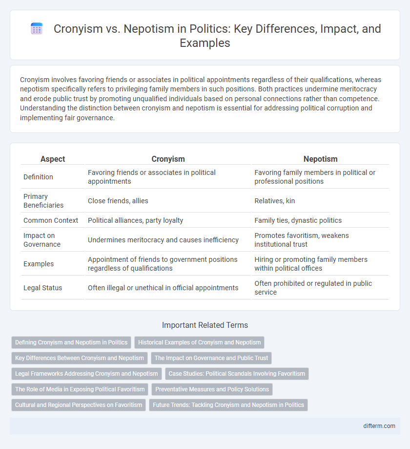 Cronyism vs. Nepotism in Politics: Key Differences, Impact, and Examples