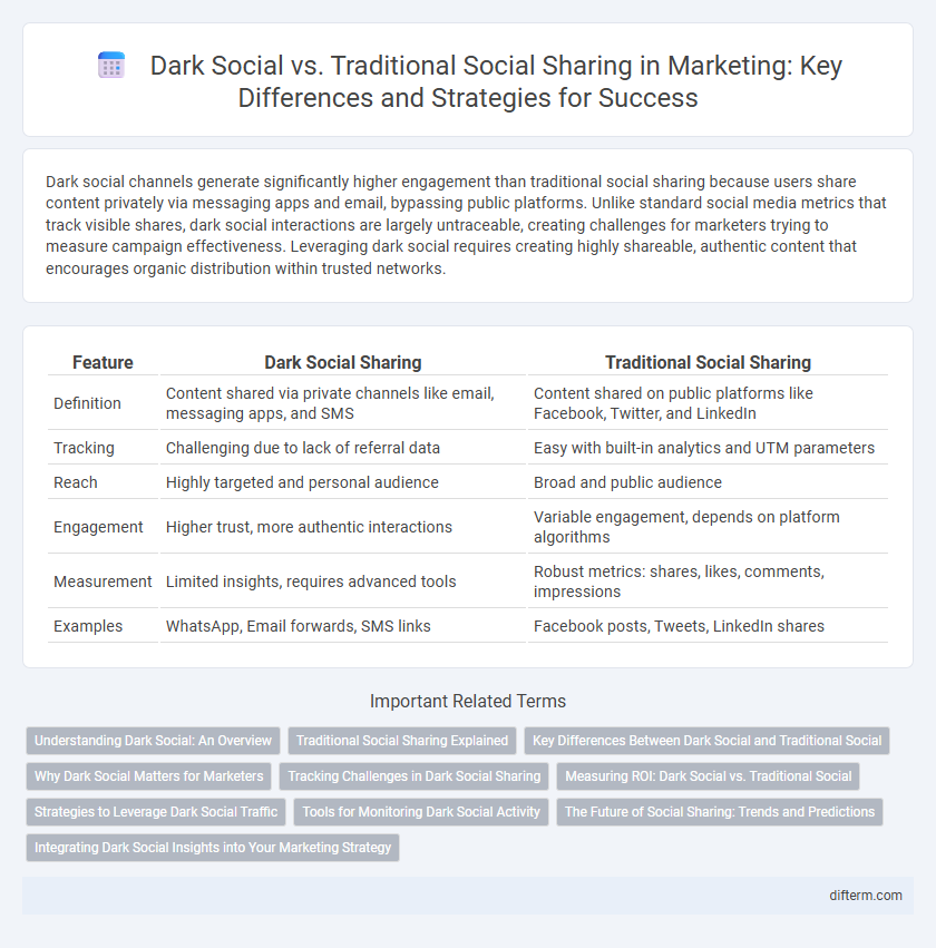 Dark Social vs. Traditional Social Sharing in Marketing: Key Differences and Strategies for Success