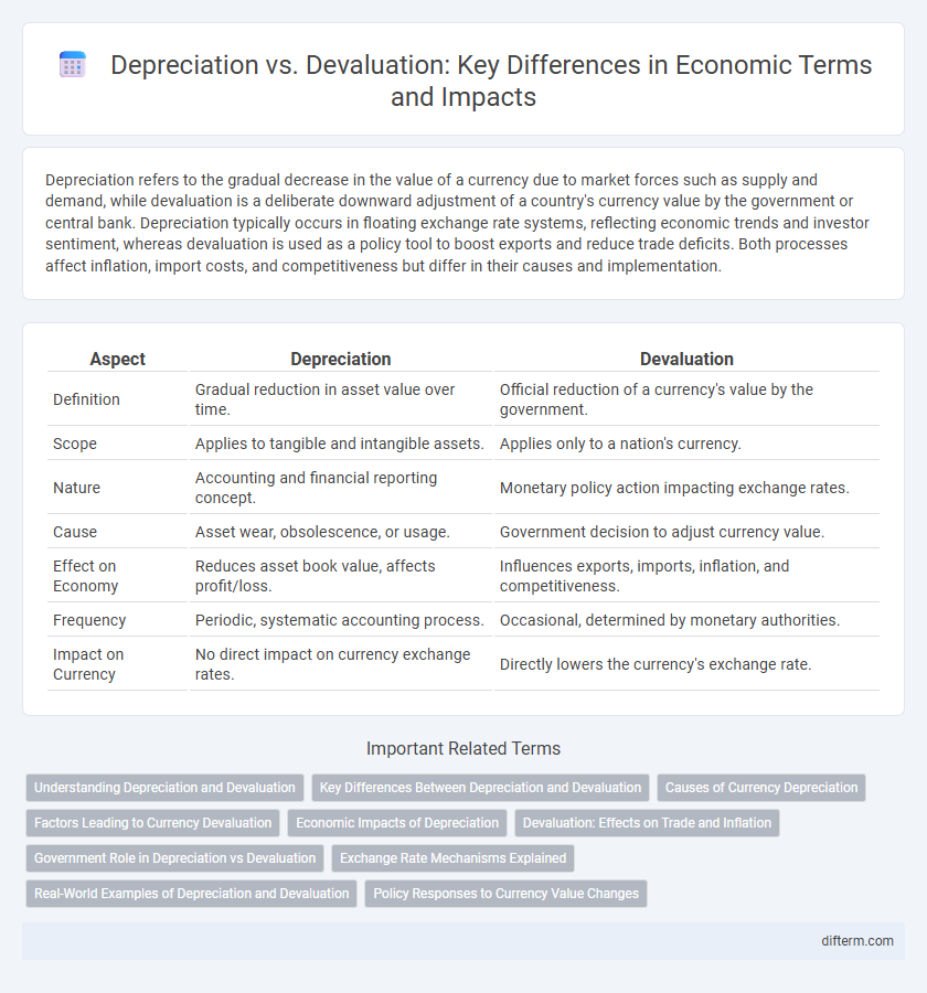 Depreciation vs. Devaluation: Key Differences in Economic Terms and Impacts