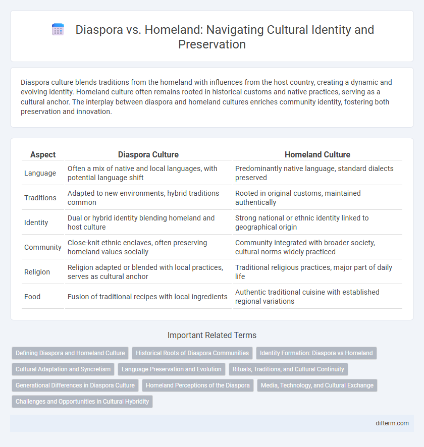 Diaspora vs. Homeland: Navigating Cultural Identity and Preservation