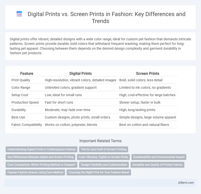 Digital Prints vs. Screen Prints in Fashion: Key Differences and Trends