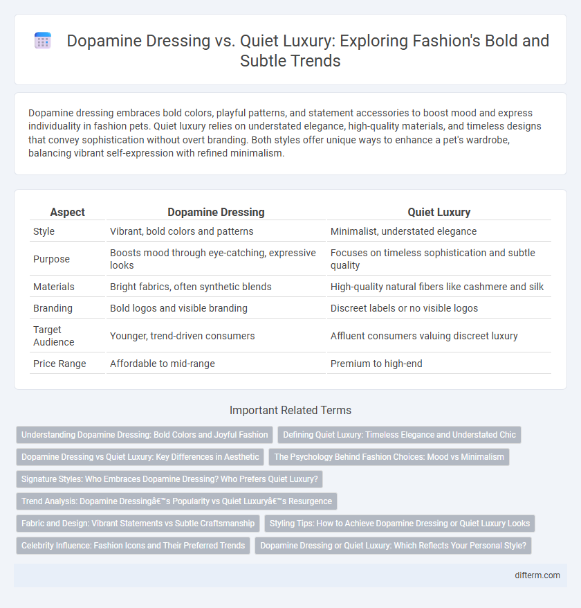 Dopamine Dressing vs. Quiet Luxury: Exploring Fashion's Bold and Subtle Trends