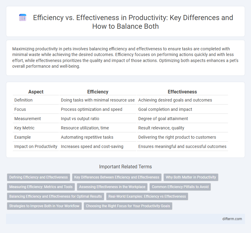 Efficiency vs. Effectiveness in Productivity: Key Differences and How to Balance Both
