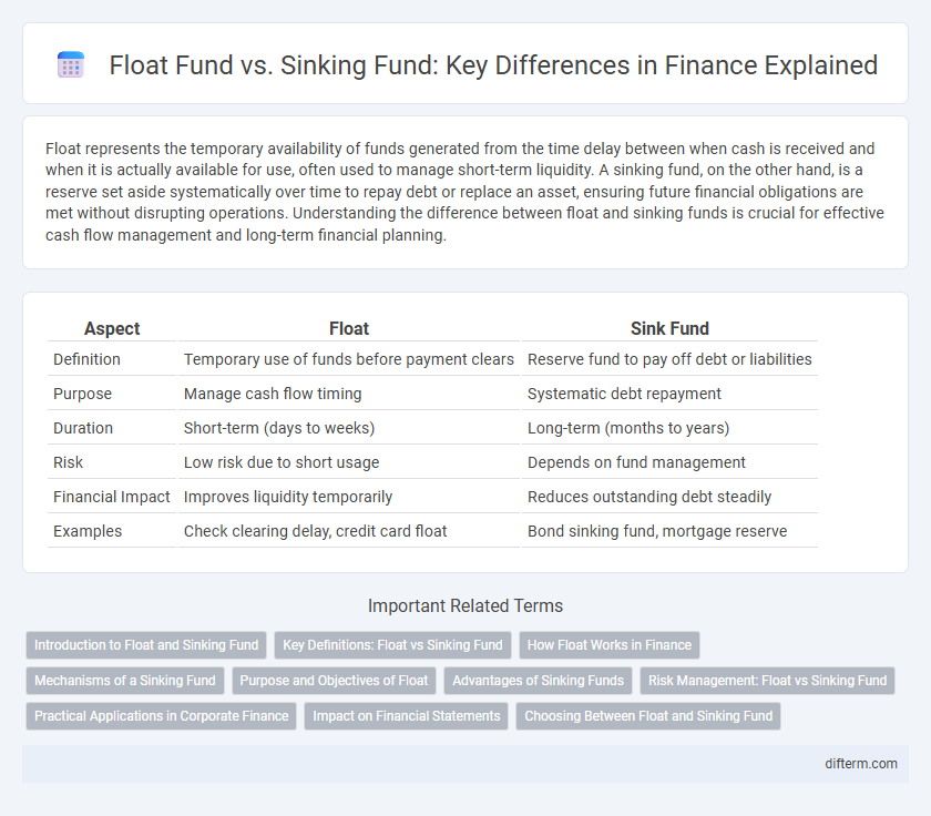 Float Fund vs. Sinking Fund: Key Differences in Finance Explained