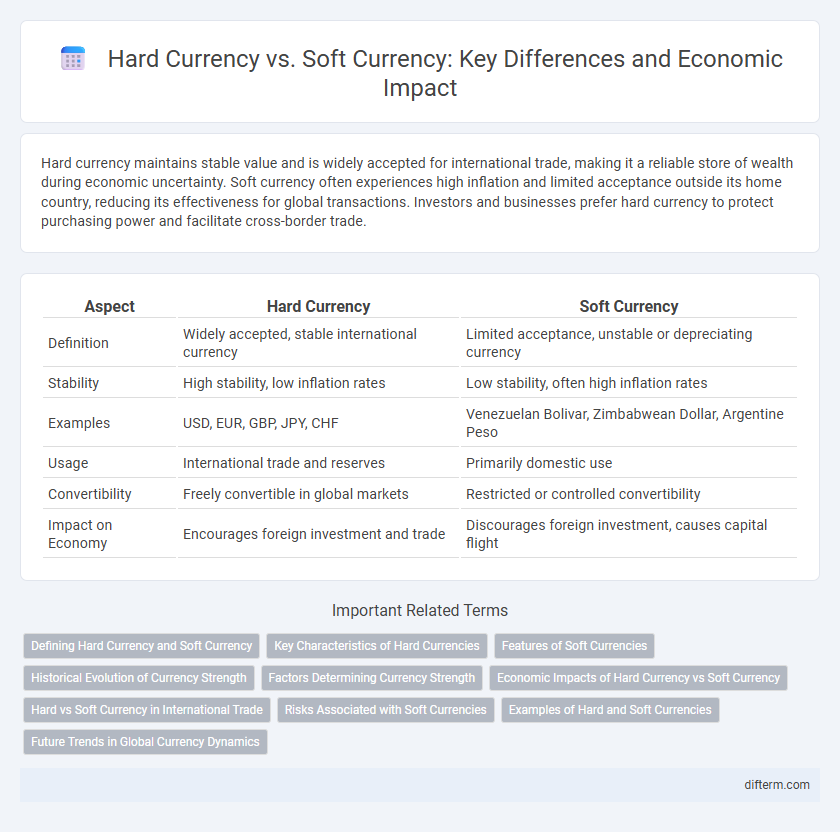 Hard Currency vs. Soft Currency: Key Differences and Economic Impact