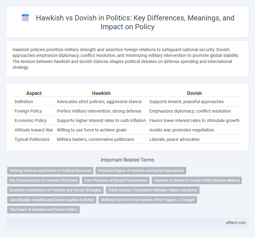 Hawkish vs Dovish in Politics: Key Differences, Meanings, and Impact on Policy