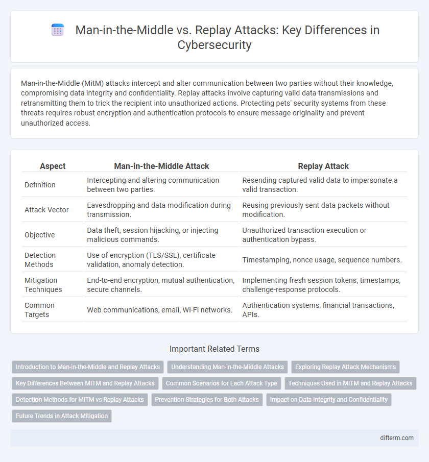 Man-in-the-Middle vs. Replay Attacks: Key Differences in Cybersecurity