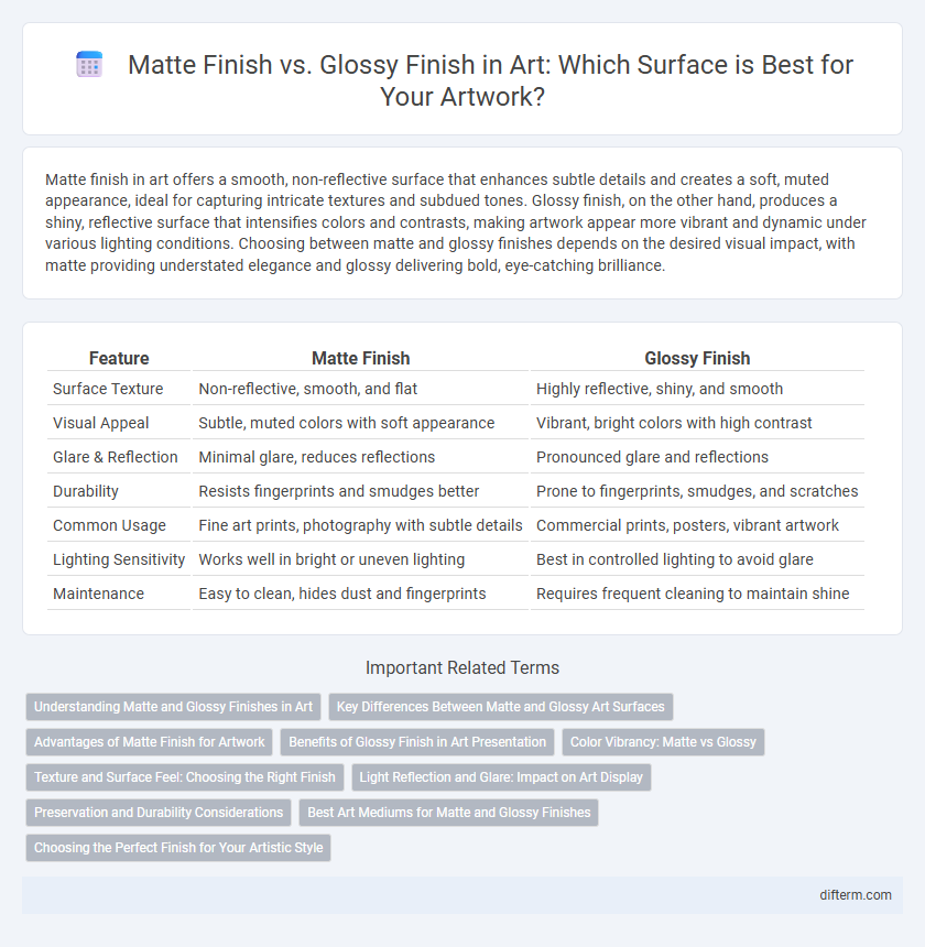 Matte Finish vs. Glossy Finish in Art: Which Surface is Best for Your Artwork?