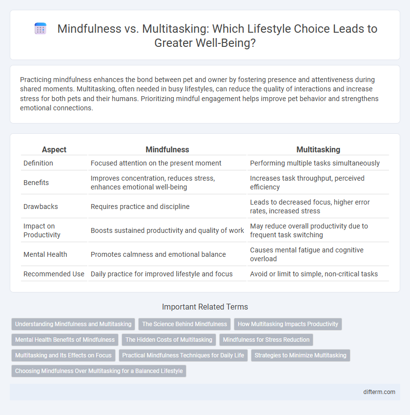 Mindfulness vs. Multitasking: Which Lifestyle Choice Leads to Greater Well-Being?