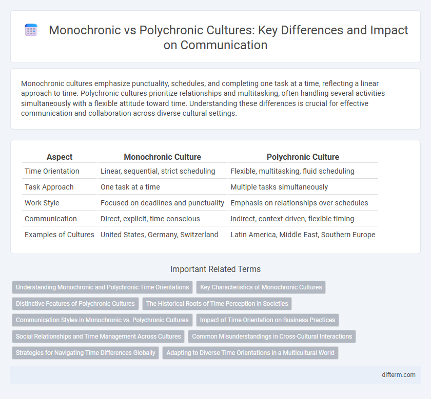 Monochronic vs Polychronic Cultures: Key Differences and Impact on Communication