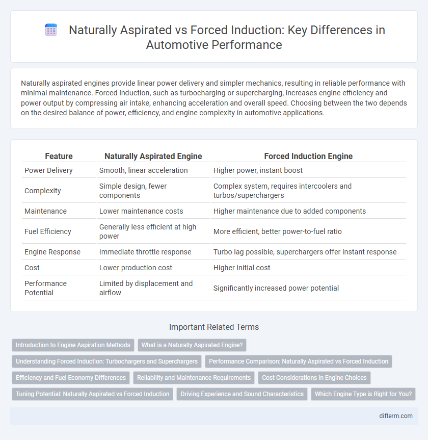 Naturally Aspirated vs Forced Induction: Key Differences in Automotive Performance