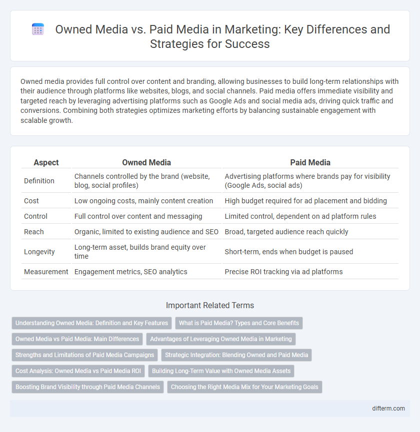 Owned Media vs. Paid Media in Marketing: Key Differences and Strategies for Success