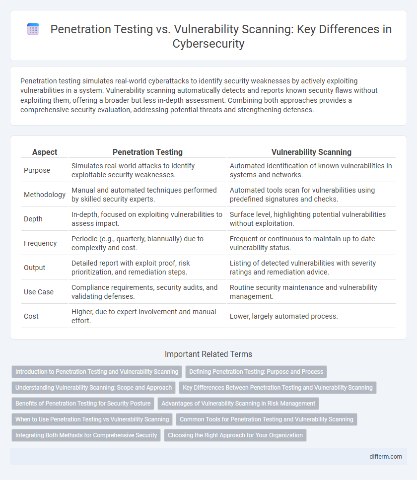 Penetration Testing vs. Vulnerability Scanning: Key Differences in Cybersecurity