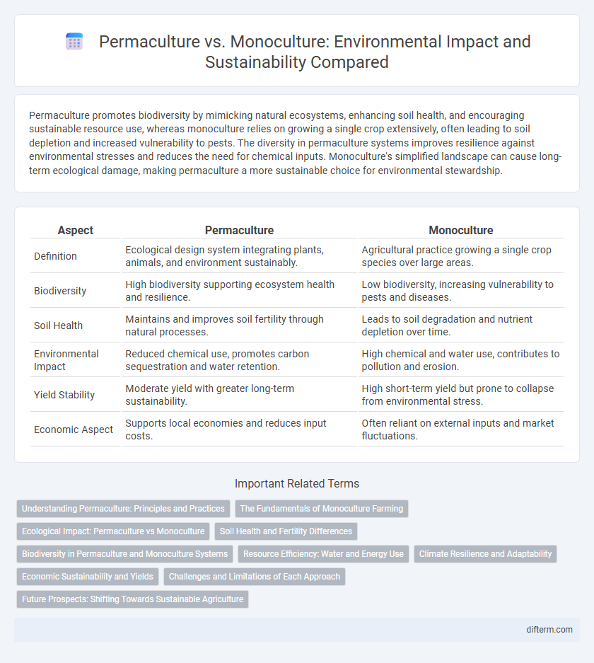 Permaculture vs. Monoculture: Environmental Impact and Sustainability Compared