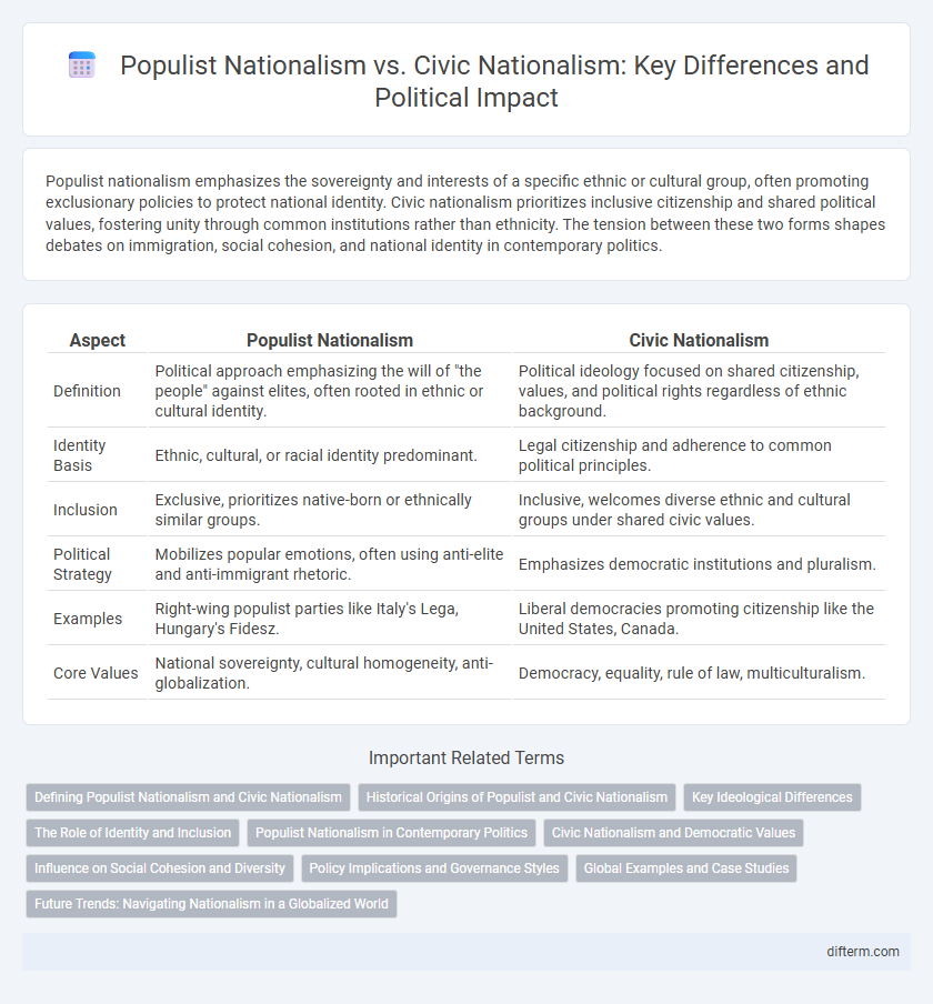 Populist Nationalism vs. Civic Nationalism: Key Differences and Political Impact