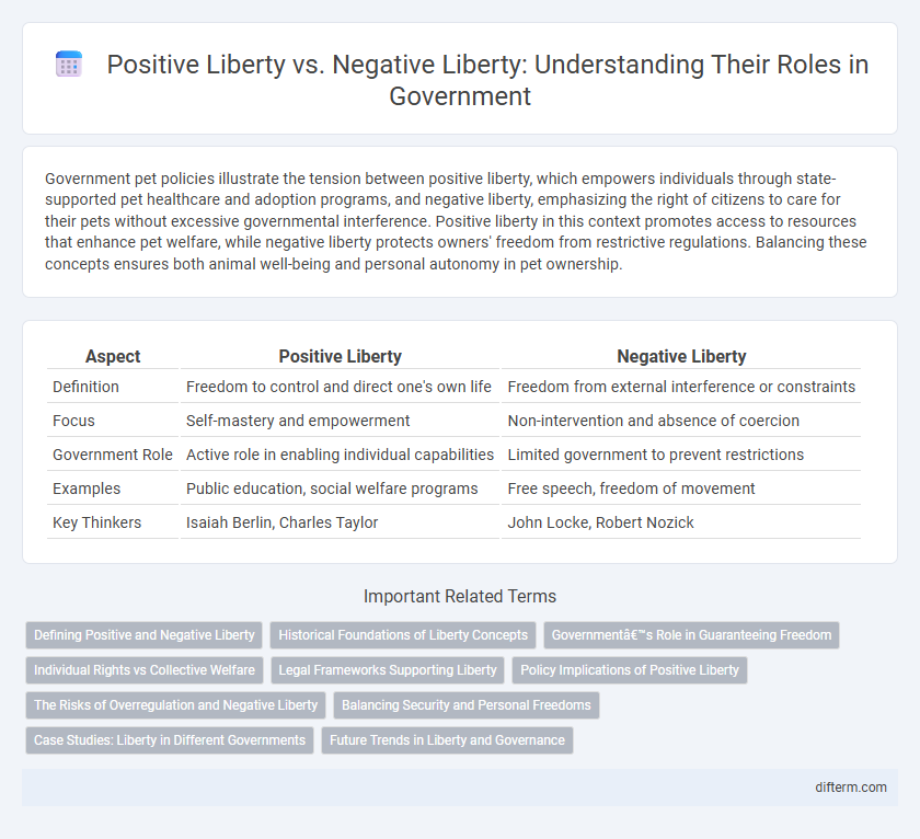 Positive Liberty vs. Negative Liberty: Understanding Their Roles in Government